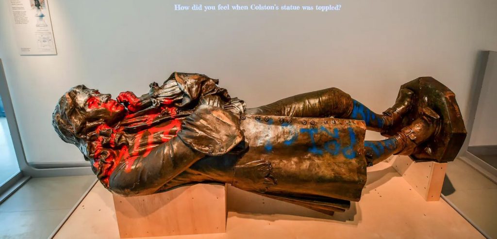 The decolonial thought - prompted in me by the toppling of Colston's statue in Bristol, now on display in a museum.