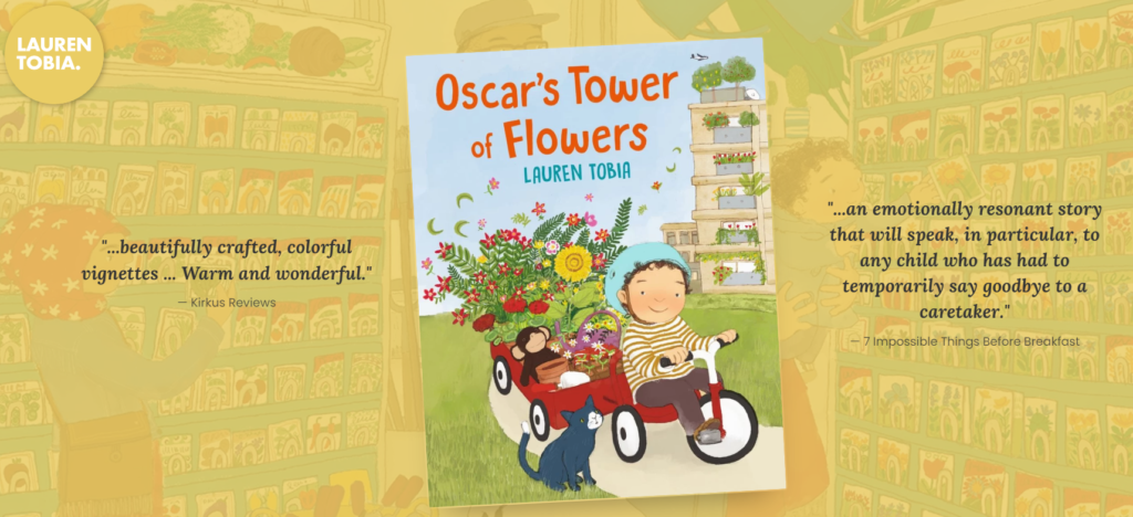 Cover art and review for Oscar's Tower of Flowers