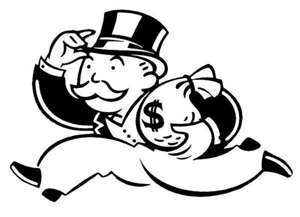 Monopoly man representing the Capitalocene