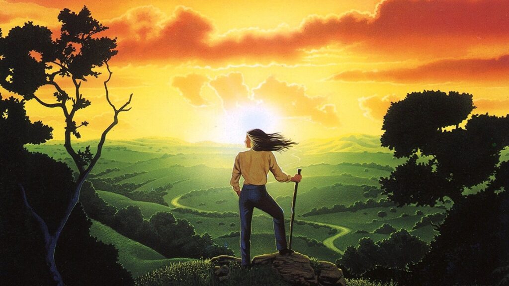 Detail from The Fifth Sacred Thing cover art